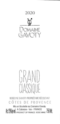 Grand Classique Cotes de Provence Rose