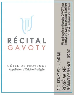 Recital Cotes de Provence Rose
