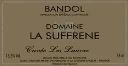 Domaine la Suffrene Bandol Cuvee des Lauves