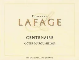 Domaine Lafage Cuvee Centenaire Blanc