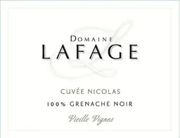 Domaine Lafage Cuvee Nicolas