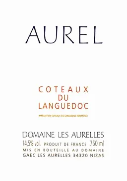 Coteaux du Languedoc Aurel Rouge