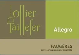 Domaine Ollier Taillefer Faugeres Allegro Blanc