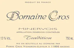 Domaine Pierre Cros Minervois Tradition