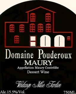 Domaine Pouderoux Maury Vendange Mise Tardive
