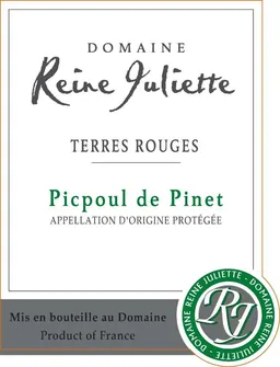 Domaine Reine Juliette Picpoul de Pinet Terres Rouges