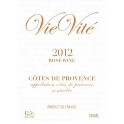 VieVite Cotes de Provence Rose