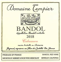 Bandol La Cabassaou Rouge