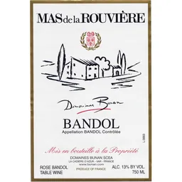 Domaines Bunan Bandol Mas de la Rouviere Rose