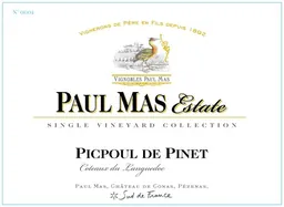 Domaines et Vignobles Astruc Picpoul de Pinet Paul Mas Estate