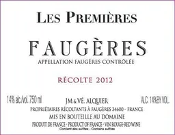 Faugeres Les Premiers