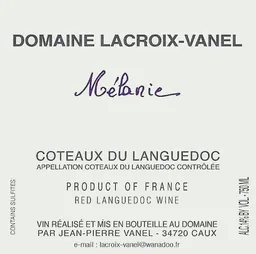 Coteaux du Languedoc Melanie