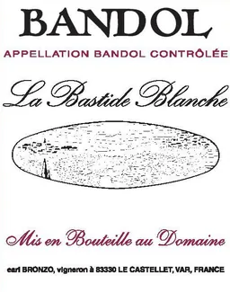 La Bastide Blanche Bandol Rouge