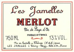 Les Jamelles Merlot - Vins de Pays D'Oc