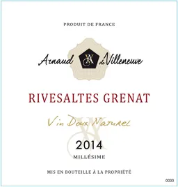 Les Vignobles du Rivesaltais Rivesaltes Grenat