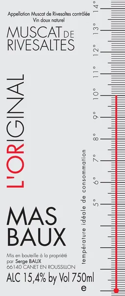 Mas Baux Muscat de Rivesaltes l'Original