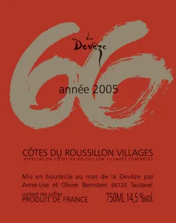 Mas De La Deveze Cotes du Roussillon 66