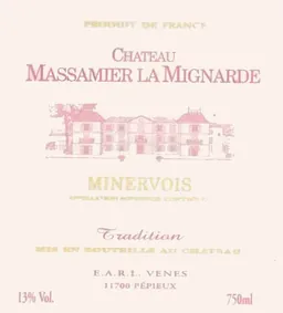 Massamier La Mignarde Minervois Tradition