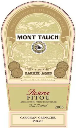 Mont Tauch Fitou Reserve