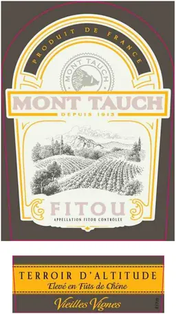 Mont Tauch Fitou Terroir d'Altitude Vieilles Vignes Rouge