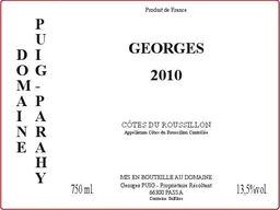 Puig-Parahy Cotes du Roussillon Georges