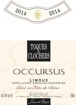 Limoux Sieur d'Arques Toques et Clochers Occursus Eleve en Fut de Chene