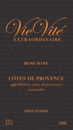 Cotes de Provence Extraordinaire Rose