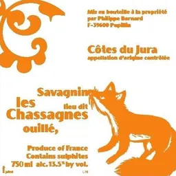 Annie et Philippe Bornard Cotes du Jura Les Chassagnes Savagnin