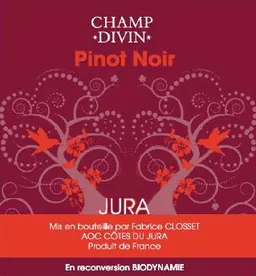 Champ Divin Cotes du Jura Champ d'Etoiles Pinot Noir