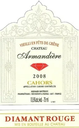 Chateau Armandiere Diamant Rouge