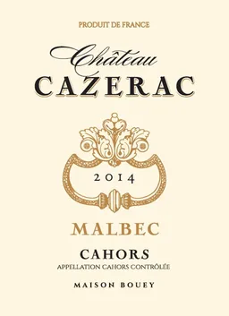 Chateau Cazerac Cahors Malbec