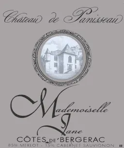Chateau de Panisseau Cotes de Bergerac Mamoiselle Jane
