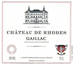 Chateau de Rhodes Gaillac Blanc