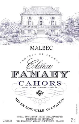 Chateau Famaey Cahors Malbec
