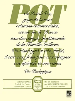 Chateau Guilhem Pot de Vin Chardonnay