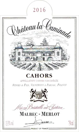 Chateau La Caminade Cahors Malbec-Merlot