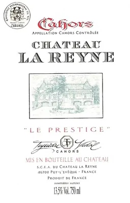 Chateau La Reyne Cahors Le Prestige