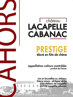 Chateau Lacapelle Cabanac Cahors Prestige