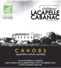 Chateau Lacapelle Cabanac Cahors Tradition