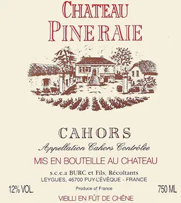 Chateau Pineraie Cahors