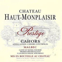 Chteau Haut-Monplaisir Chateau Haut-Monplaisir Cahors Prestige