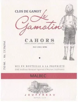 Clos de Gamot Cahors Le Gamotin