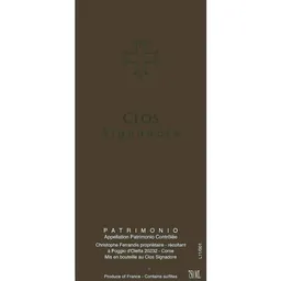 Clos Signadore Patrimonio Rouge