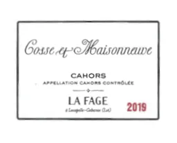 Cosse et Maisonneuve La Fage