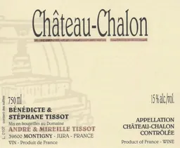 Domaine Andre et Mireille Tissot Chateau-Chalon