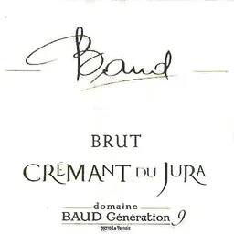 Domaine Baud Generation 9 Cremant du Jura Brut