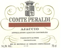 Domaine Comte Peraldi Ajaccio Clos du Cardinal Rouge