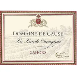 Domaine de Cause Cahors La Lande Cavagnac Malbec