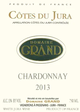 Cotes du Jura Chardonnay