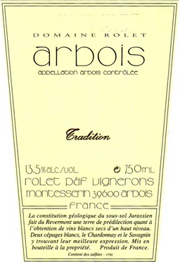 Arbois Tradition Blanc
